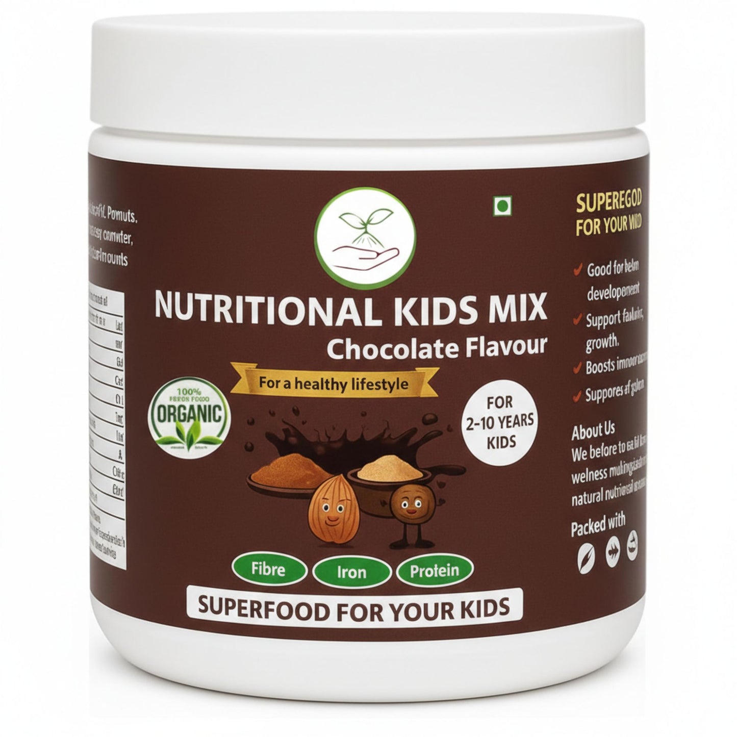 Poshtik Aahar Rich and Nutritional Kids Mix Chocolate Flavour 500g