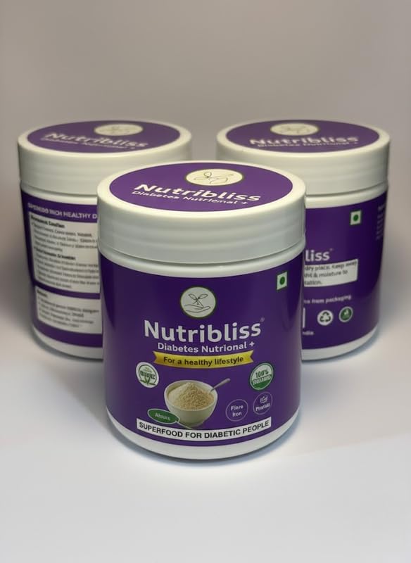 Nutribliss Diabetes Nutritional + Powder 200g | For Diabetic Lifestyle