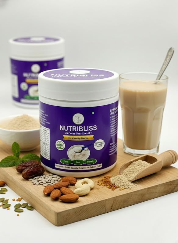 Nutribliss Diabetes Nutritional + Powder 200g | For Diabetic Lifestyle