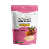 Poshtik Aahar Date Powder, Date Sugar, Healthy Sugar Substitute for White & Brown Sugar 500g