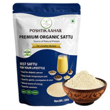 Poshtik Aahar Sattu 500g  - Roasted Gram Flour (Sattu Atta) Indian Chana Powder