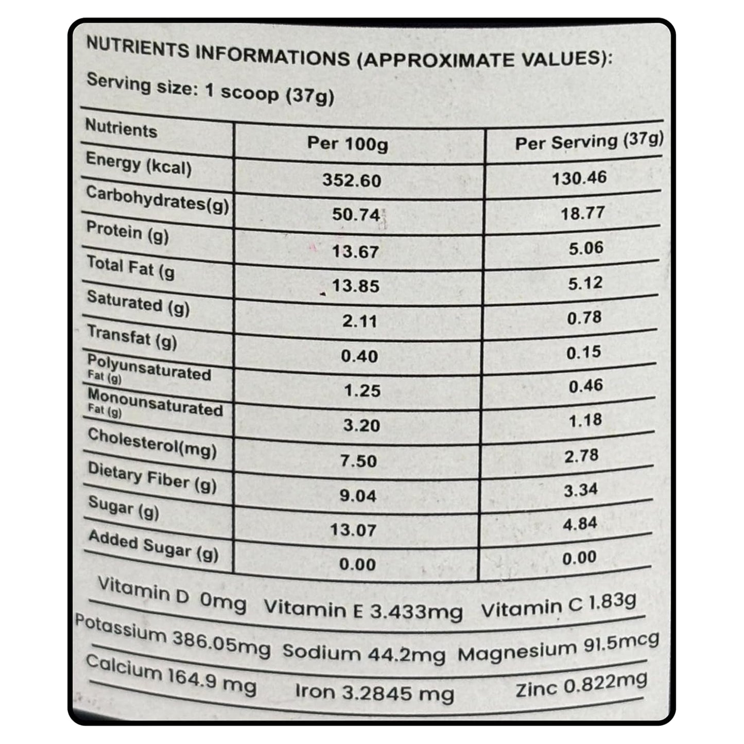 Poshtik Aahar Nutribliss Rich and Nutritious Chocolate Malt Beverage  Mix 500g