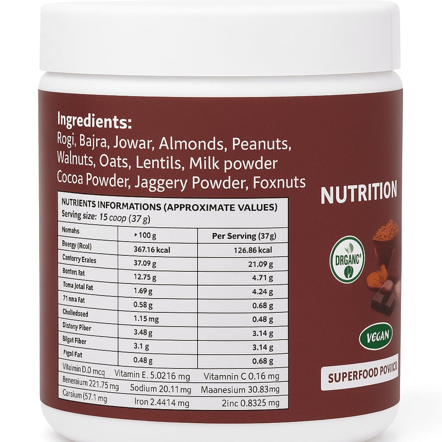 Poshtik Aahar Rich and Nutritional Kids Mix Chocolate Flavour 500g