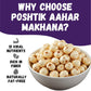 Poshtik Aahar High Protein Makhana (Foxnut) | Phool Makhana 500 Gram