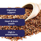 Poshtik Aahar Flax Seeds 200g - Alsi Seeds  | Raw Seeds for Eating