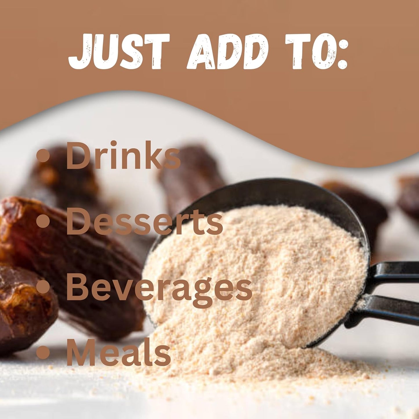 Poshtik Aahar Date Powder, Date Sugar, Healthy Sugar Substitute for White & Brown Sugar 500g