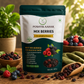 Poshtik Aahar Berries Mix | 8-In-1 Healthly Snacks Contains Cranberry, Black Raisins, Strawberry, Black Currant & More  - 200g