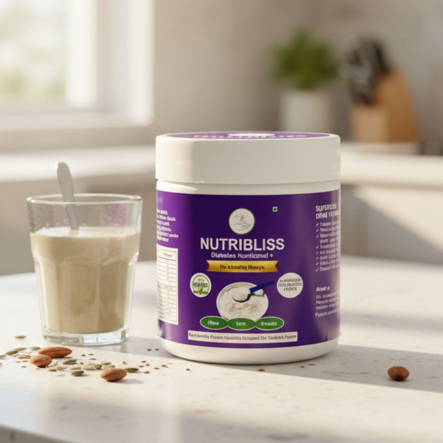 Nutribliss Diabetes Nutritional + Powder 200g | For Diabetic Lifestyle