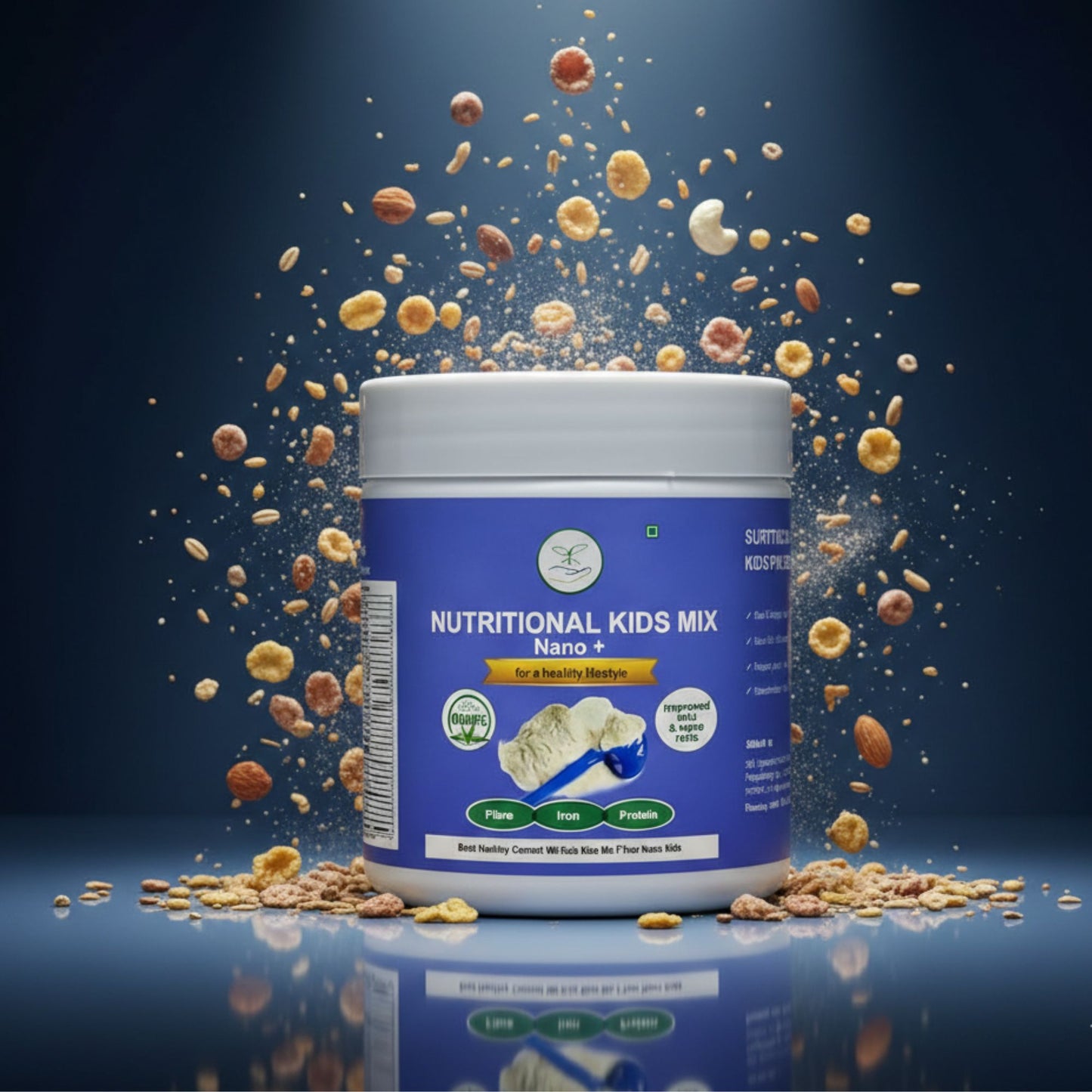Nutritional Kids Mix Nano+ & Cereals Powder 200g For Kids