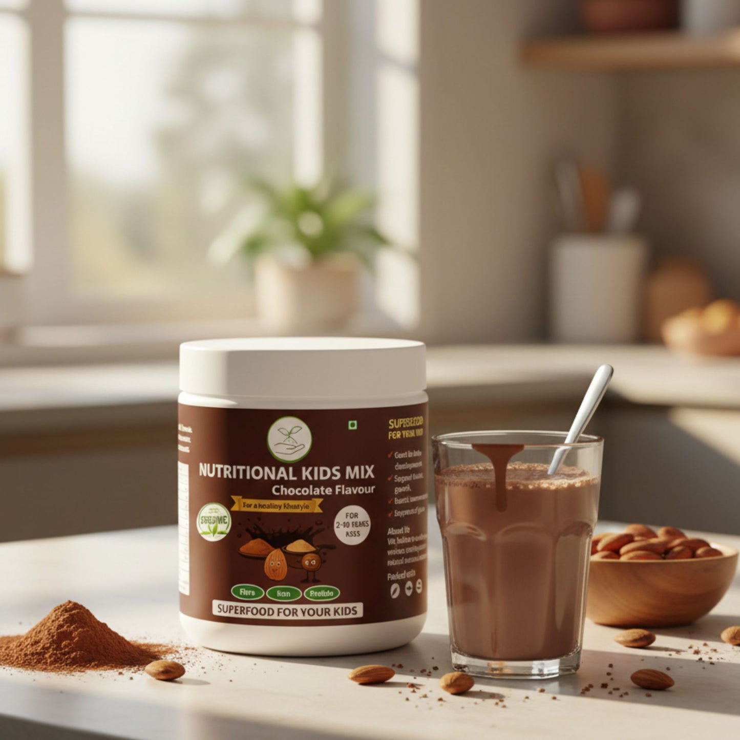 Poshtik Aahar Rich and Nutritional Kids Mix Chocolate Flavour 500g
