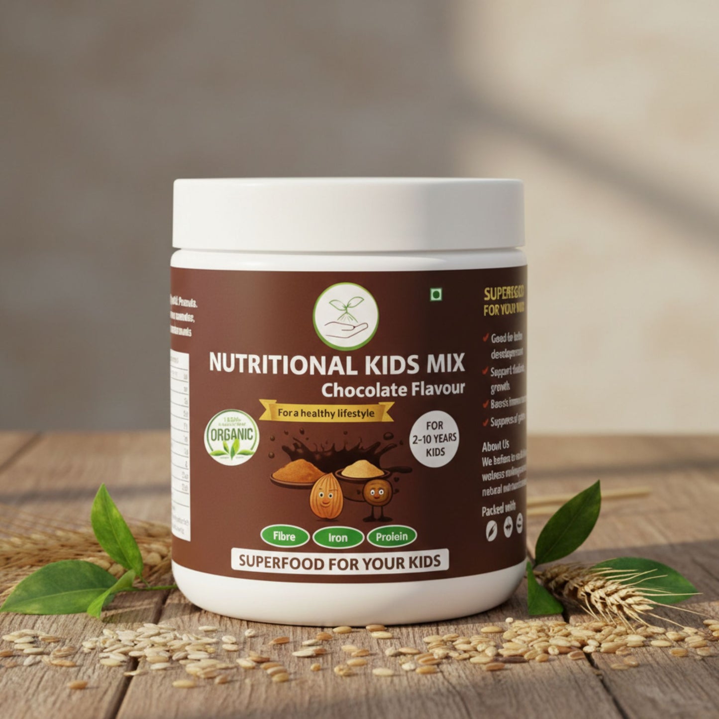 Poshtik Aahar Rich and Nutritional Kids Mix Chocolate Flavour 500g
